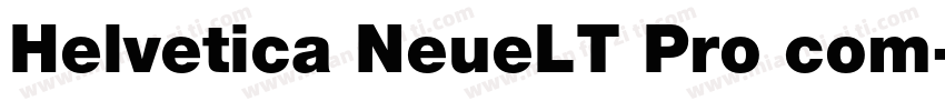 Helvetica NeueLT Pro com字体转换